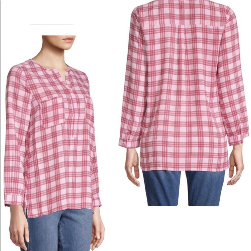 Joie Nepal Plaid Shirt Fresh Lilac NWT Sz M